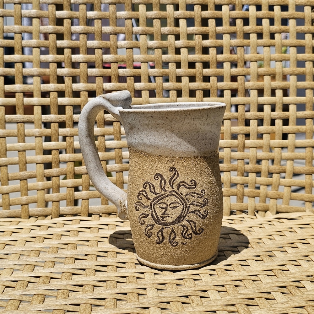 Sun Clay Mug by MazAmar